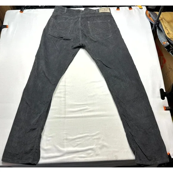 Patagonla Straight Pants Mens Size 32x32 Gray Cotton Corduroy 5-Pocket Outdoor